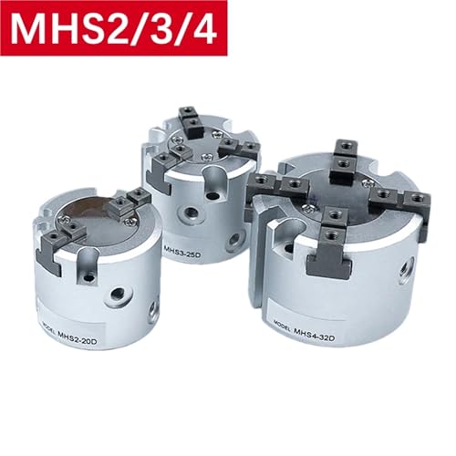 Pince pneumatique MHS2 20D à double action pour serrage précis