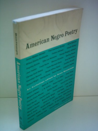 American Negro Poetry B000HKPXKK Book Cover