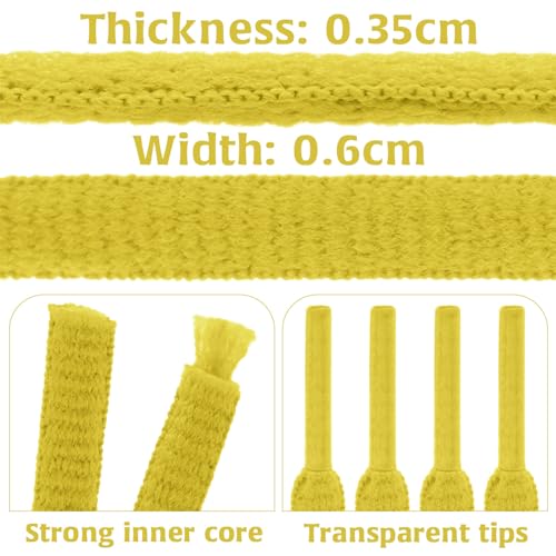 Image of DELELE 2Pair Oval Shoes laces 42 Colors Half Round 1 /4 inchAthletic ShoeLaces for Sport /Running Shoes Shoe Strings