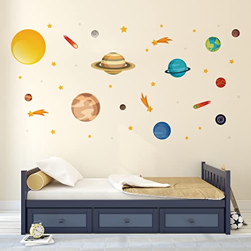 Adesivo de Parede Infantil Espaço Sistema Solar