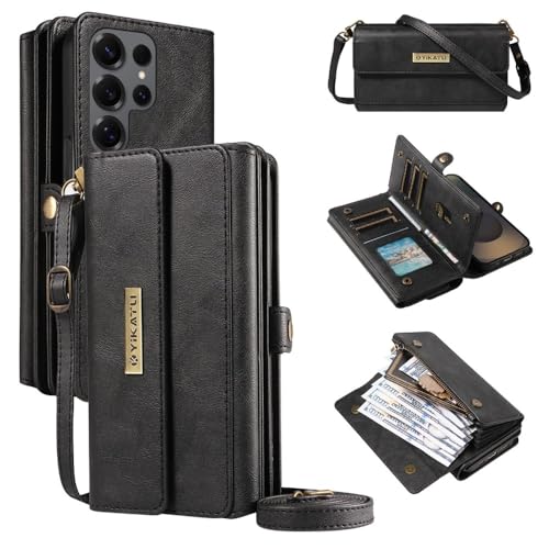 Housse Samsung S21 bandoulière noire style sacoche pour libérer vos mains en voyage