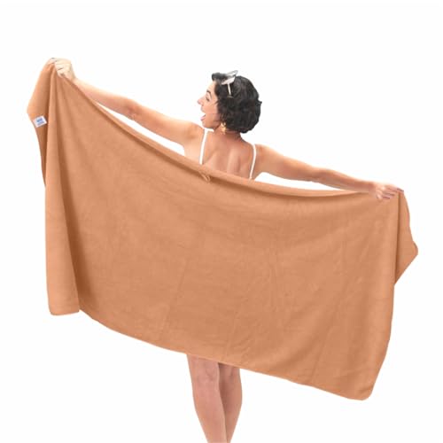 iota Microfiber Bath Towel/Beach Towel Ultra Soft, Absorbent, Light Weight, & Quick Dry Towel for Bath, Travel, Gym, Beach, Pool, and Yoga Size 90 x 180 cm 500GSM