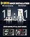 AUXITO H4 Light Bulb, 50000LM 900% Super Brighter, Real 1:1 Size, 9003/HB2 LED Fog Light for Night Driving, 6500K Cool White, 50000Hrs Long Service Life, Plug and Play, Pack of 2