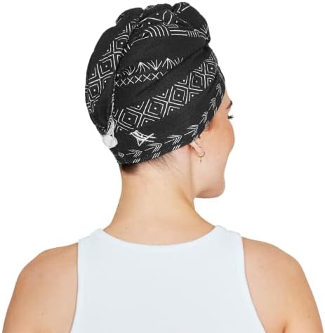 Dock & Bay Turban Hair Towel - For Home & the Beach - Super Absorbent, Quick Dry - Malibu Pink, One Size