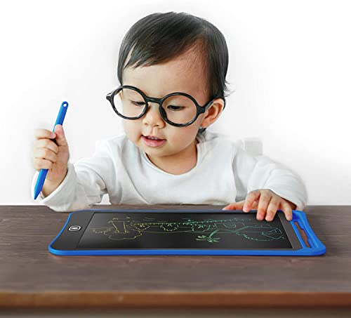 Image of SYGA LCD Writing Pad, 12 inch Kids Doodle & Scribble Boards Erasable Writing Tablet for Kids Adults, Blue