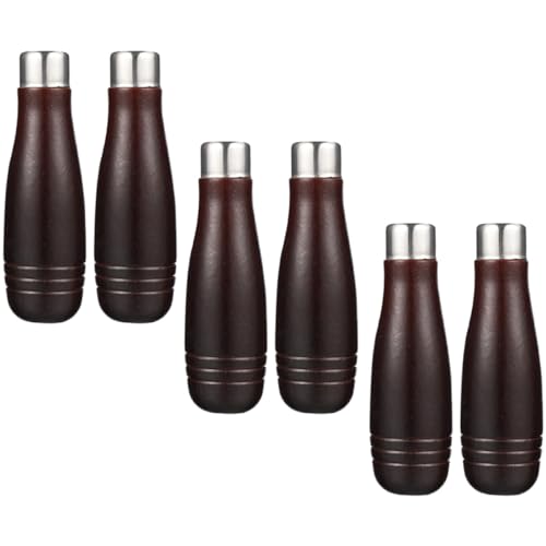 Ipetboom 6 Piezas Mango de Escofina de Madera Pequeño Antióxido para Herramienta de Corte y Partes del Archivo Accesorio Ligero para Carpintería y Uso Portátil