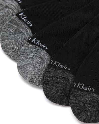 Calvin Klein Mens 6 Pack High Quarter Cut Crew Socks | Cushioned Footbed With Breathable Moisture Wicking Fabric and Snug Arch Band, Ankle Height Comfort for Running, Gym and Sport - image 5