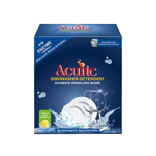 Image of Dishwasher Detergent Powder 900g | Powerful Enzyme Based Formula | 100% Water-Soluble | Phosphate-Free | Built for Indian Kitchens & Water Conditions | For All Automatic Dishwashers