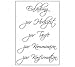 Produktbild Efco Stempel Clear Einladung 3, transparent, A7/ 74 x 105 mm, 5-teilig