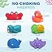 BenBen Bath Toy, 6PCS Color Changing Bath Toys for Kids Ages 1-3, No Holes Baby Bath Toys for Toddlers 2-4, Ocean Sea Animal Bathtub Toys