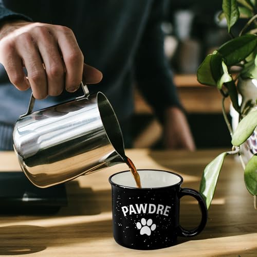 Taza Dog Dad Fathers Day 15 Oz Porcelana Negra miniatura 5