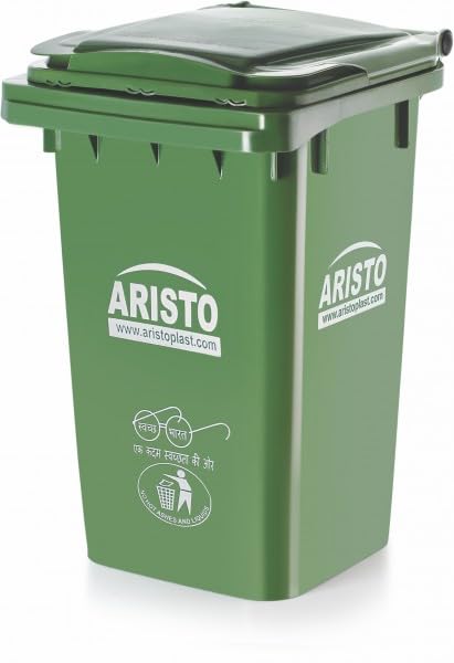 Aristo Plastic Manual-Lift Garbage Waste Dustbin with Out Wheel 90 LTR (Green) (B0CWPF2LQ8) Amazon Price History, Amazon Price Tracker
