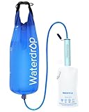 Top 16 Best Camping Water Filter Review In 2022 35 Waterdrop Gravity Water Filter Straw, Camping Water Filtration System, Water Purifier Survival for Travel, Backpacking and Emergency Preparedness, 1.5 gal Bag, 0.1 Micron, Light Blue
