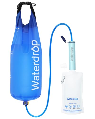 Waterdrop Gravity Water Filter Straw,...