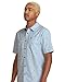 Volcom Men's Bankstone Shortsleeve Printed Woven Shirt-Lightweight Button-Up, Soft Cotton Blend, Casual Fit for Summer, Poolside