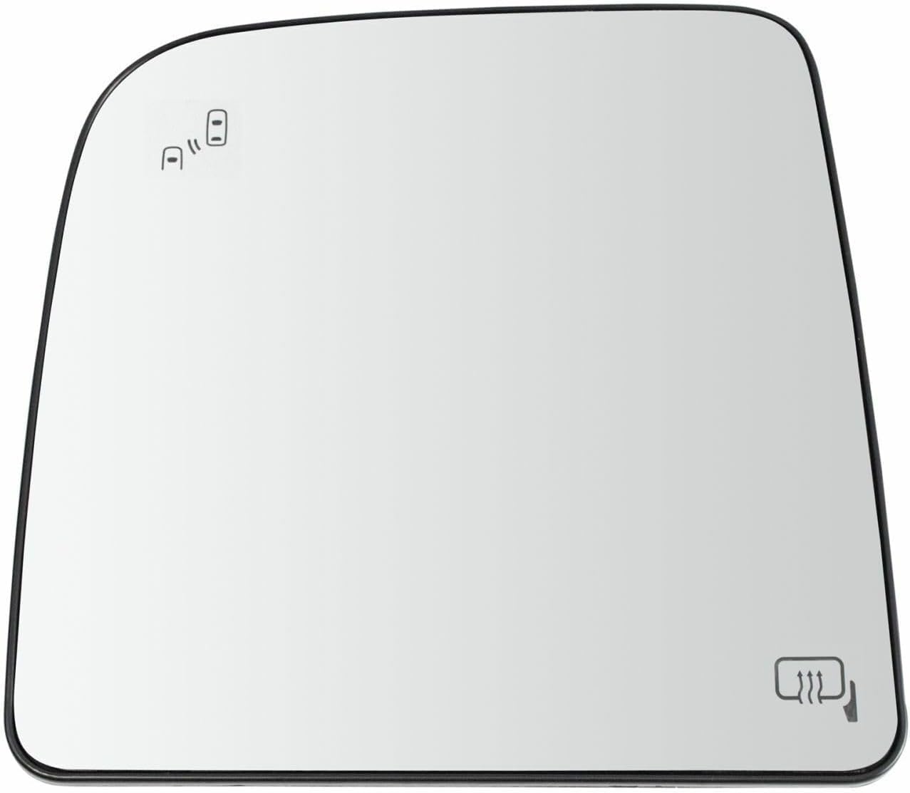 PATAJP4U 1pc Left Driver Side Heated Exterior Rear View Mirror Glass Towing Blind Spot for Nissan for Titan 2017-2019 for Titan XD 2016-2018