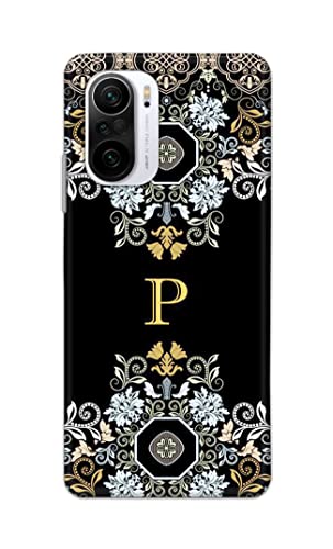 Image of Printed Hard Back Cover Case for Mi 11x 5G | Mi 11x Pro 5G Back Cover (Alphabet P) -1803