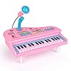 Speelgoedpiano voor kinderen E-More pianospeelgoed voor 1 ~ 4 jaar oude meisjes, elektronisch educatief muziekinstrument…