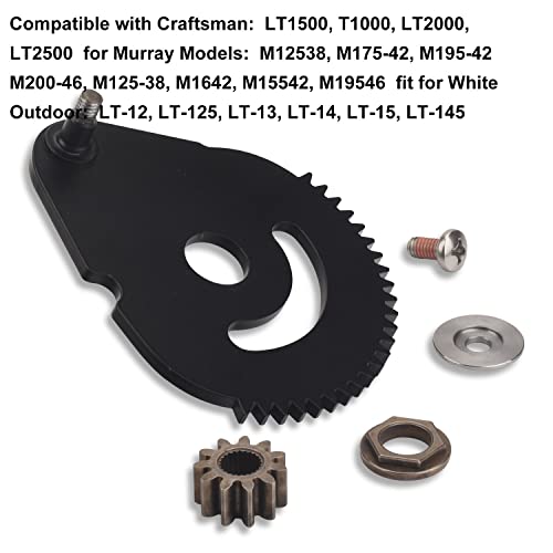 image for AMTHKNO 738-0919B Steering Shaft and 617-04094 Sector Gear Kit for MTD