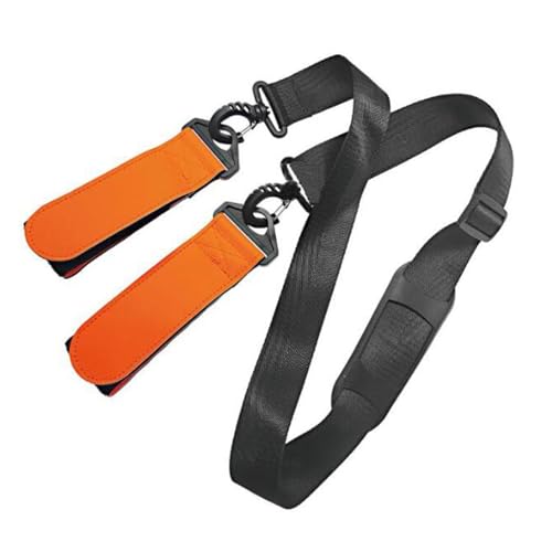 Vaveren 2X Ski Pole Carrier Strap Ski Strap Wear Resistant Adjustable Strap Snowboard Shoulder Strap Ski Handle Strap for Skis Ski Board