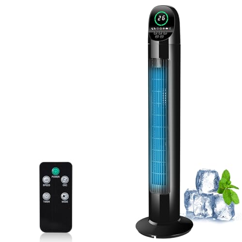Opiniones y reviews de Ventilador de Torre Lasko , listamos los 10 mejores. 46 Ventilador de Torre. Ventilador Silencioso sin Aspas de 86 CM. Oscilación De 90°, 3 Velocidades/Modos, Pantalla LED, Control Remoto, Temporizador de 7,5 Horas, Adecuado para Uso...