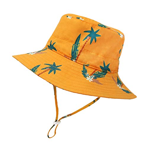 Image of Baby Sun Hat Baby Boy Hats Toddler Hat UPF 50+ Bucket Hat for Baby Girls Infant Beach Hat with Wide Brim Kids Caps