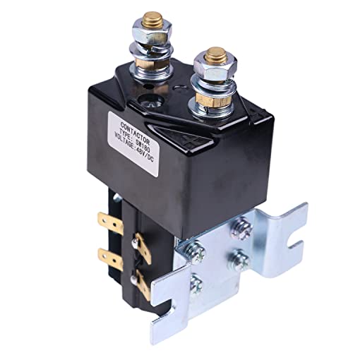 Holdia Solenoide de contator CC resistente compatível com Albright SW180 estilo 48V 200A