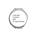 I Am The Fattest Boy Hand Compact Mirror Round Portable Pocket Glass