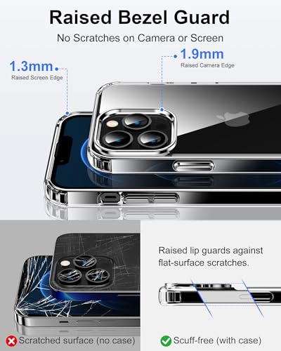 Image of HOOMIL Case for iPhone 12 Pro Max, Anti-Yellowing, Crystal Clear