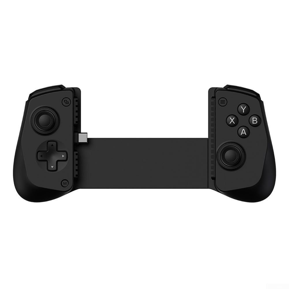 Manette de jeu extensible pour Android et iOS, manette de jeu portable de 21 cm avec design compact, compatible avec les appareils mobiles pour jouer en déplacement (vert)