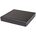 Neil Enterprises Inc. Black Faux Leather Supreme CD/DVD Holder with 2.5
