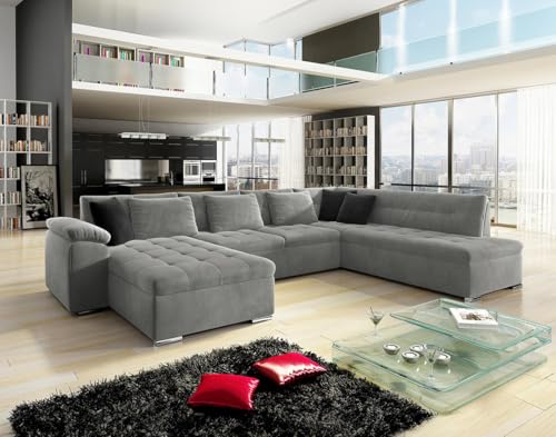 Canapé panoramique Chuck XXL convertible coffre Best Mobilier