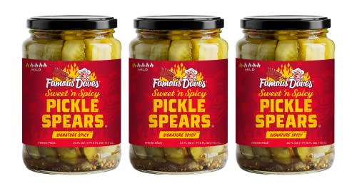 Famous Dave's Sweet and Spicy Pickles - Perfectly Crunchy Spears