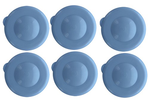 Dew Caps 6 pack Blue Replacement