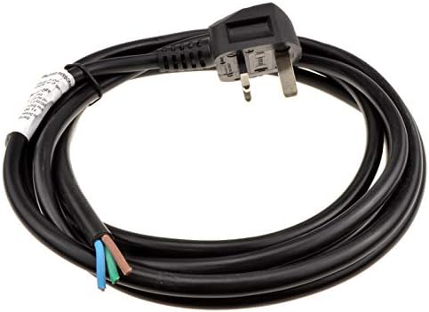kenable 13A Fully Moulded 3 Pin UK Plug to 1.5mm Cable Stripped Bare Ends 3m [3 metres]