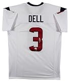 Tank Dell Authentic Signed White Pro Style Jersey Autographed JSA