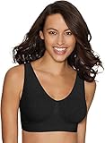 Hanes Get Cozy ComfortFlex Fit Wirefree Bra_Black_2XL