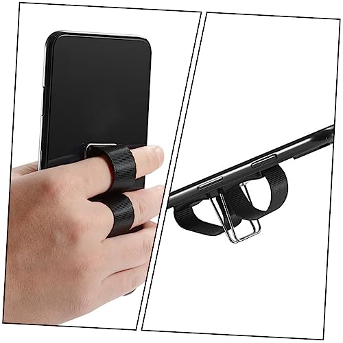 Soporte de anillo para teléfono anticaídas con base estable para ver contenidos sin manos 3