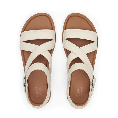 Image of TOMS Women's Sloane Sandal, Leather /Suede Upper