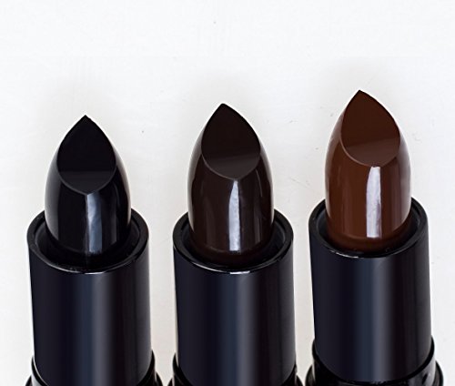 Professional Hair Chalk Lipstick Hair Color Pen Non-Toxic Olive Oil In Cover White Crayon Temporary Hair Dyeing (2 Packs-Dark Brown+Dark Brown) #TOP1