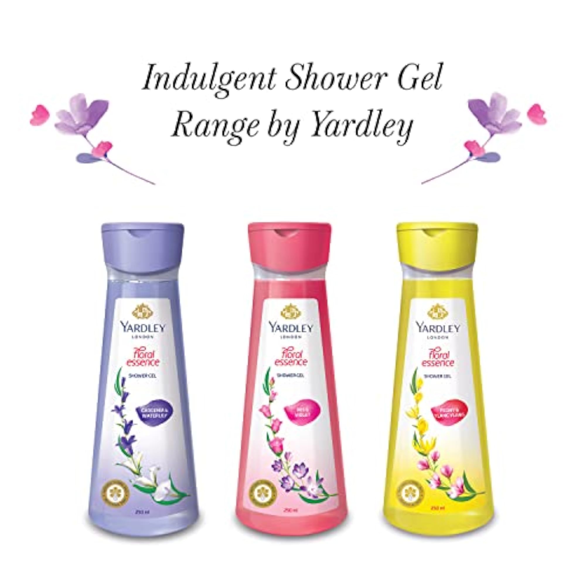 London Floral Essence Shower Gel 250ml, Gentle Cleansing
