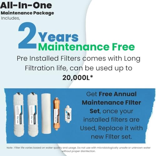 Image of aquaultra B11 7-Stage water purifier filter for home | 9L Transparent Tank | RO+UV+UF (ALL-IN-ONE-KIT)