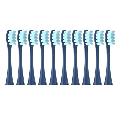 �����p�u���V�w??�b�h�AOclean X PRO Elite/Flow/F1/One/X/All �V���[�Y���g���u���V�Ƃ̌݊��� �u���[ �O���[�� �\�t�g��(10 blue)