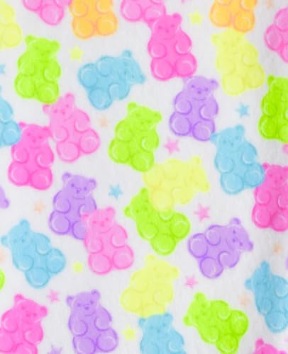 Image of iscream Big Girls Silky Soft Fun Print Plush Fleece Pants - Candy Land Collection