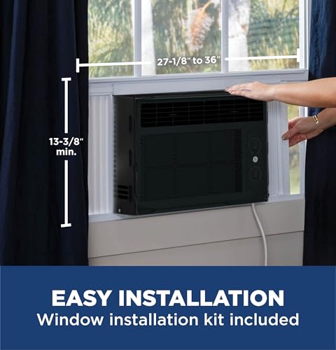 image for GE Window Air Conditioner Unit, 5,000 BTU for Small Rooms up to 150 sq