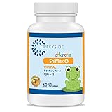 Creekside Naturals Snifflex Plus, Cold and Allergy Relief for Children, Elderberry for Immune Support, NAC, Bromelain, Quercetin, Pediatrician Formulated, Zero Sugar, Plant-Based, Vegan, 60 Chewables