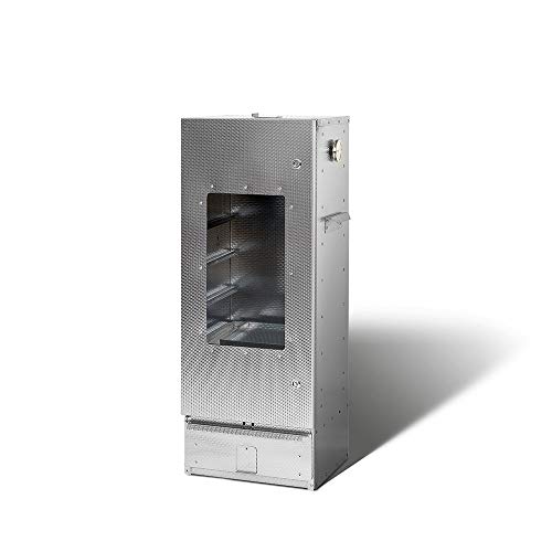 Smoki Forno Per Affumicatura In Acciaio Inox V2A - 100x39x33 Cm Con Finestra - 2