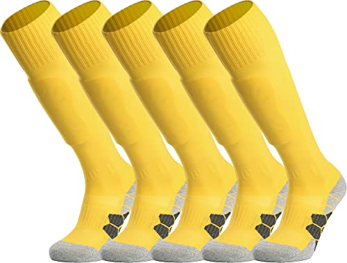 Image of APTESOL Knee High Sport Soccer Baseball Socks for Youth Boys Girls (1 /3 /5 Pairs)