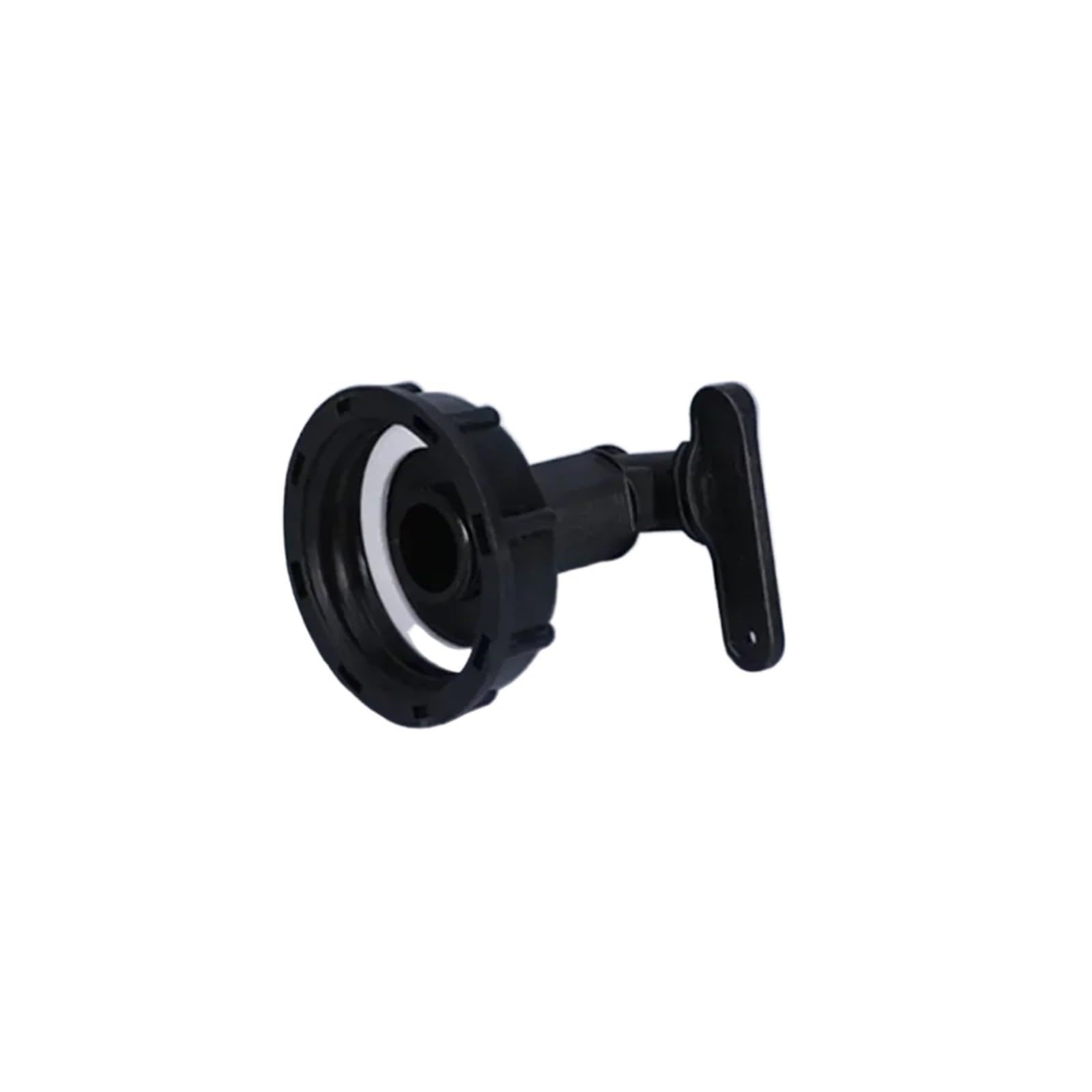 złącze kranu, 1/2 cala S60x6 gwint plastikowy kran zbiornika IBC 15 mm adapter z zaworem przełączającym złączki do zbiornika na wodę 1 szt.(2)