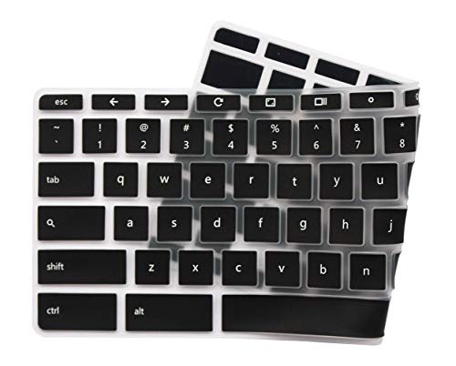 Protector de teclado compatible HP Chromebook 11 y 14 negro miniatura 3